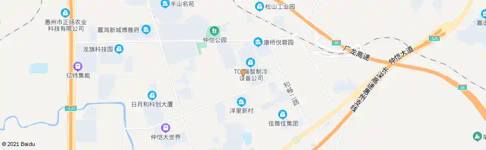 惠州彩煌科技园_公交站地图_惠州公交_妙搜公交查询2025