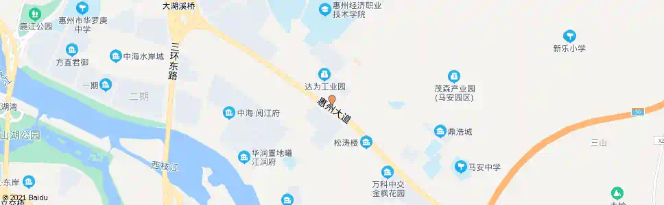 惠州新乐路口_公交站地图_惠州公交_妙搜公交查询2025