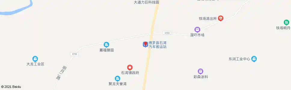 惠州石湾新车站_公交站地图_惠州公交_妙搜公交查询2025