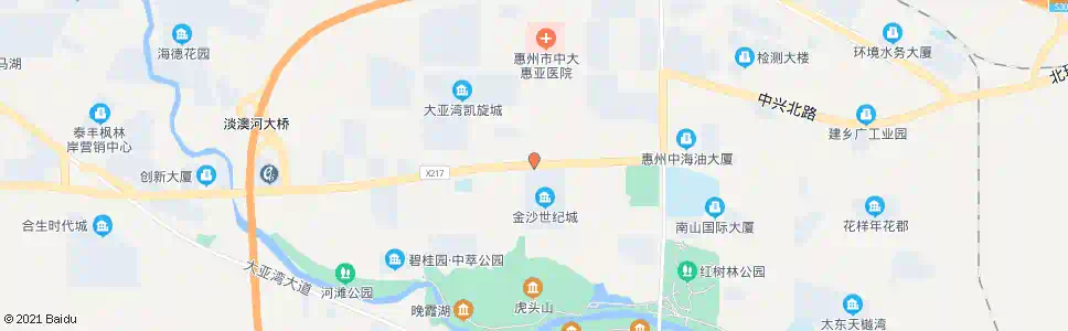 惠州金沙世纪城_公交站地图_惠州公交_妙搜公交查询2025