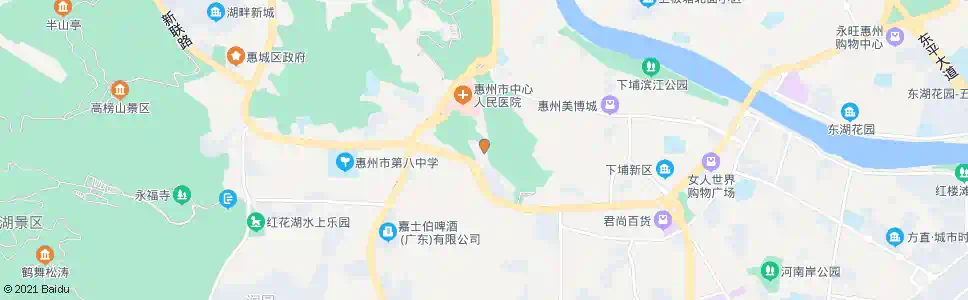 惠州市皮肤医院_公交站地图_惠州公交_妙搜公交查询2025