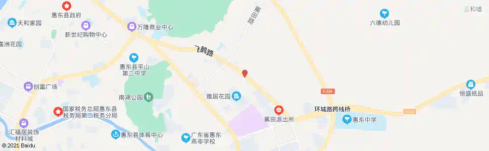 惠州蕉田小学_公交站地图_惠州公交_妙搜公交查询2025
