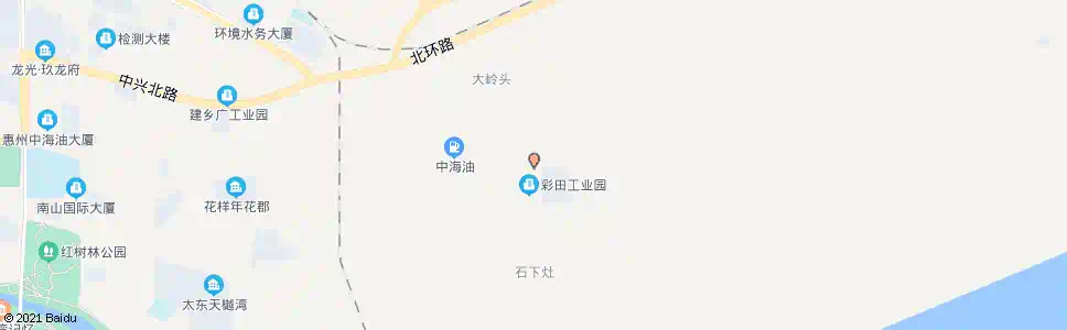 惠州岩背村(彩田化工)_公交站地图_惠州公交_妙搜公交查询2025