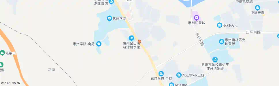 惠州演达大道_公交站地图_惠州公交_妙搜公交查询2025