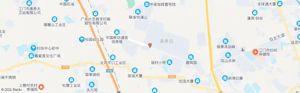 江门灏景园_公交站地图_江门公交_妙搜公交查询2025