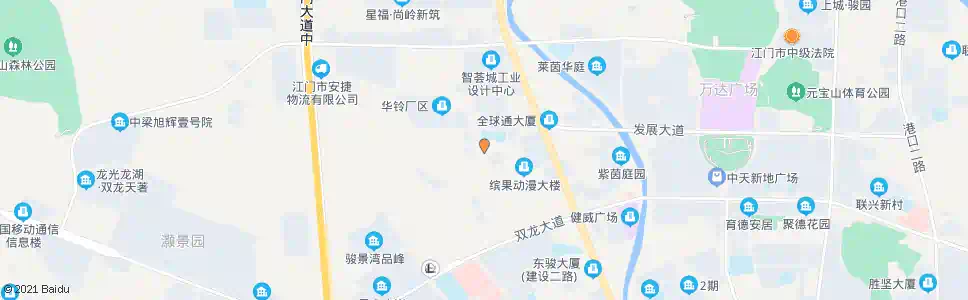 江门建达路_公交站地图_江门公交_妙搜公交查询2025