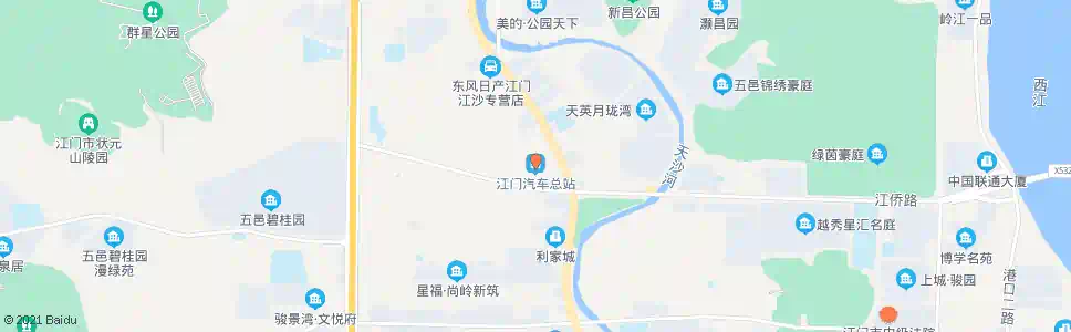 江门蓢头总站_公交站地图_江门公交_妙搜公交查询2025