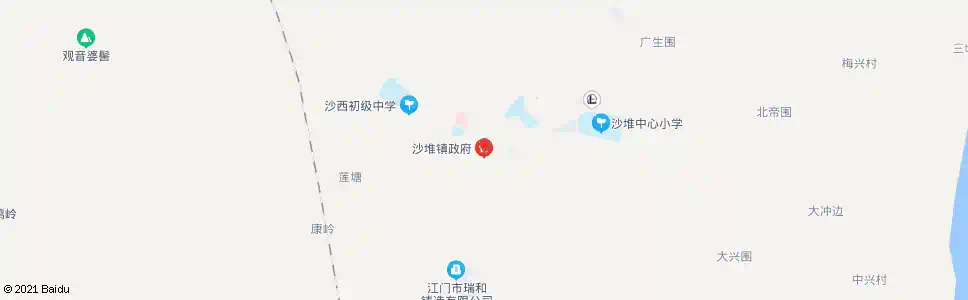 江门沙堆_公交站地图_江门公交_妙搜公交查询2025