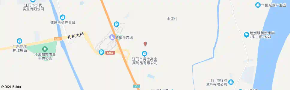 江门丰盛村_公交站地图_江门公交_妙搜公交查询2025