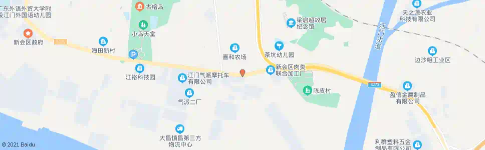 江门西盛路口_公交站地图_江门公交_妙搜公交查询2025