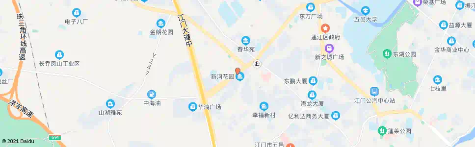 江门贯溪市场_公交站地图_江门公交_妙搜公交查询2025