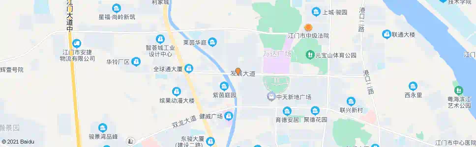 江门城市花园_公交站地图_江门公交_妙搜公交查询2025