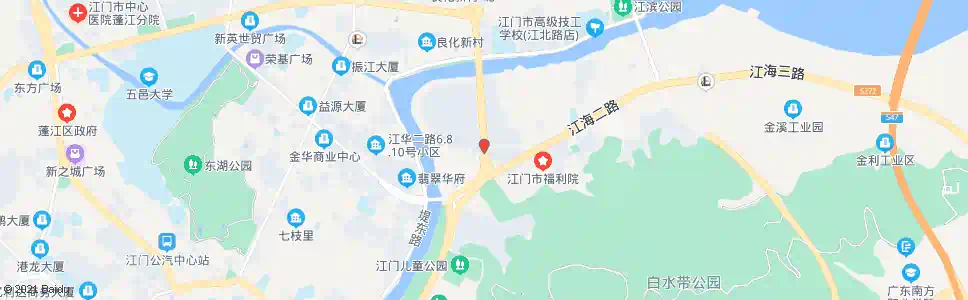 江门江门大桥南_公交站地图_江门公交_妙搜公交查询2025