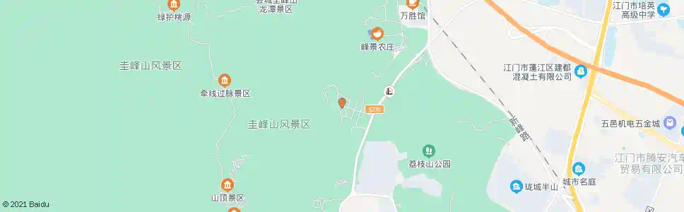 江门天子地公园_公交站地图_江门公交_妙搜公交查询2025