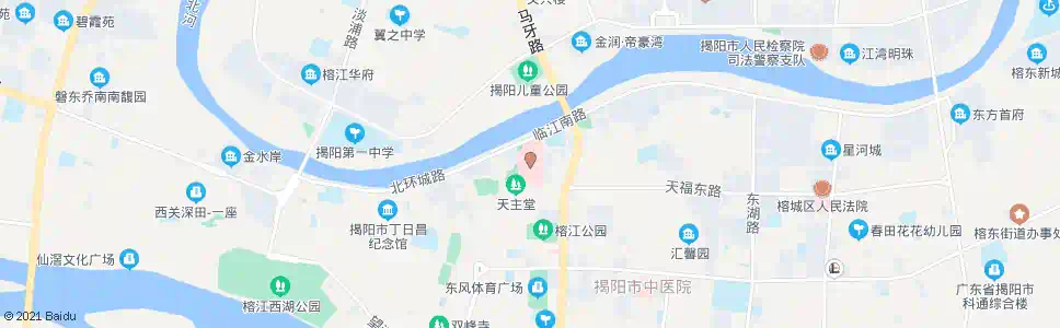 揭阳人民医院路口_公交站地图_揭阳公交_妙搜公交查询2025