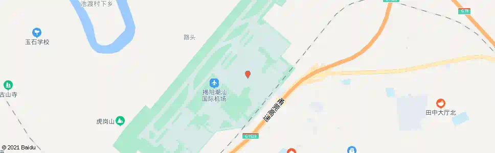 揭阳潮汕机场_公交站地图_揭阳公交_妙搜公交查询2025