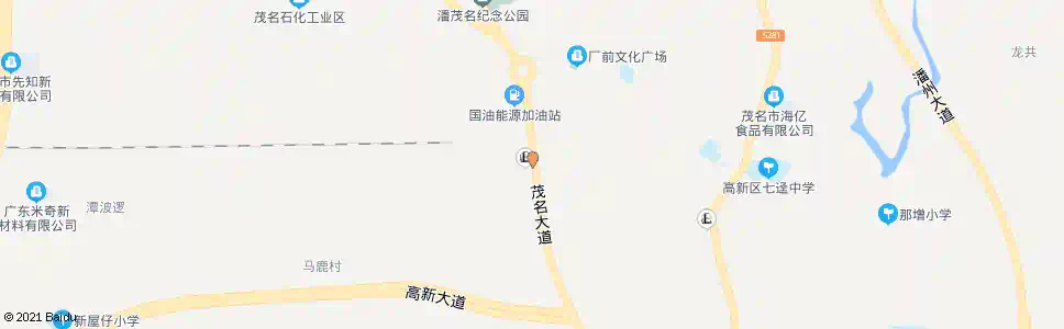 茂名秀官坡_公交站地图_茂名公交_妙搜公交查询2025