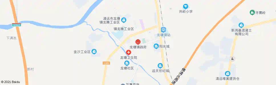 清远龙塘旧路口_公交站地图_清远公交_妙搜公交查询2025
