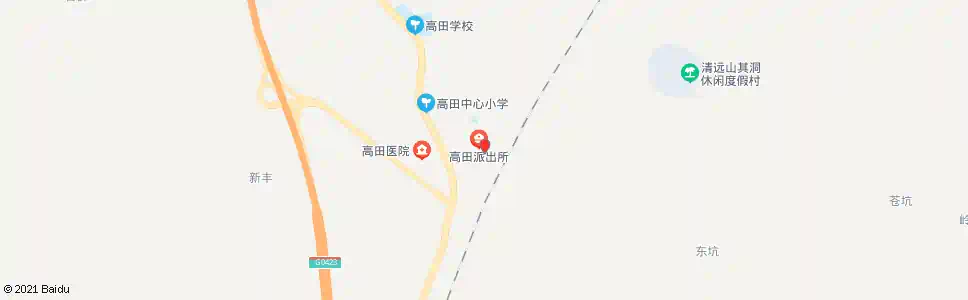 清远高田_公交站地图_清远公交_妙搜公交查询2025