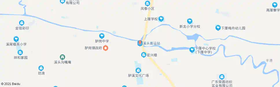 汕头溪头_公交站地图_汕头公交_妙搜公交查询2025