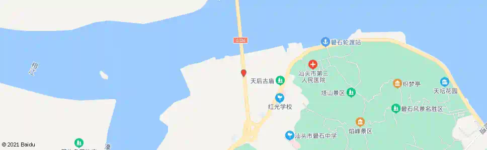 汕头礐石大桥南_公交站地图_汕头公交_妙搜公交查询2025