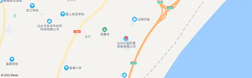 汕头热电厂_公交站地图_汕头公交_妙搜公交查询2025