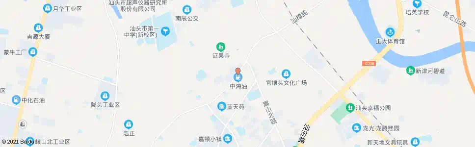 汕头鸥下_公交站地图_汕头公交_妙搜公交查询2025