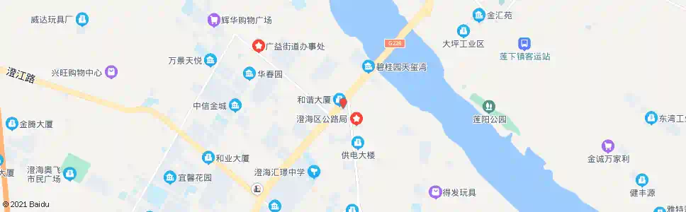 汕头澄海豪庭大酒店_公交站地图_汕头公交_妙搜公交查询2025