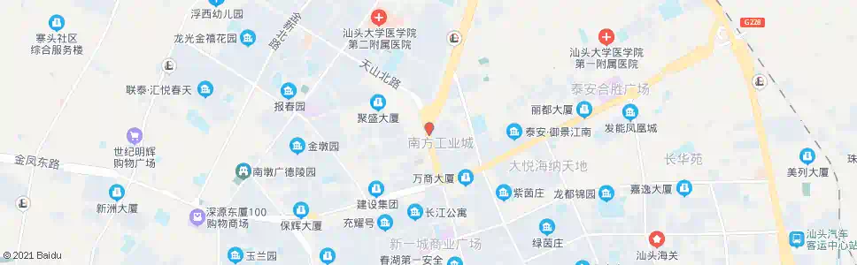 汕头春源工业村_公交站地图_汕头公交_妙搜公交查询2025