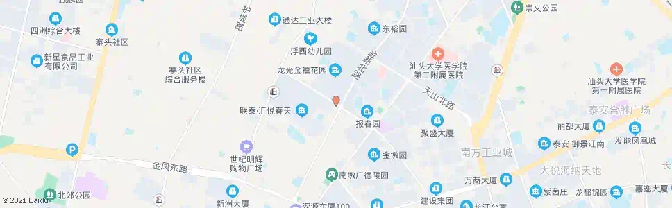 汕头华山北路_公交站地图_汕头公交_妙搜公交查询2025
