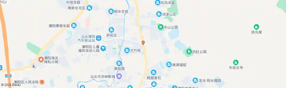 汕头潮阳中山路口_公交站地图_汕头公交_妙搜公交查询2025