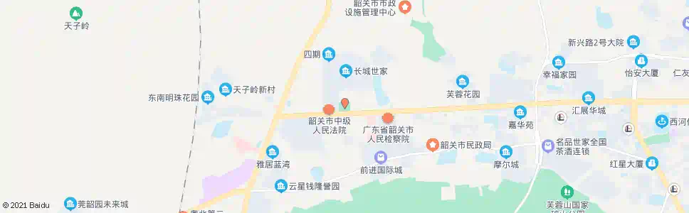 韶关博物馆(劳动保障局)_公交站地图_韶关公交_妙搜公交查询2025