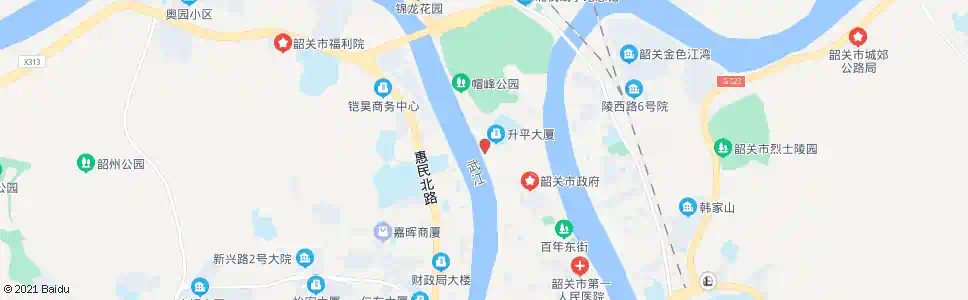 韶关北门_公交站地图_韶关公交_妙搜公交查询2025