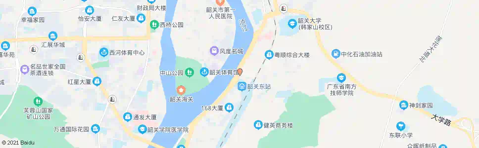 韶关市石油公司_公交站地图_韶关公交_妙搜公交查询2025