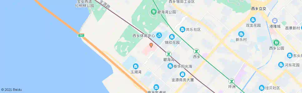 深圳恒生医院总站_公交站地图_深圳公交_妙搜公交查询2025