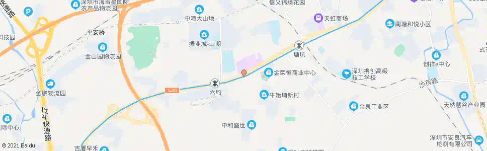 深圳牛始埔居民小组_公交站地图_深圳公交_妙搜公交查询2025