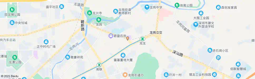 深圳龙兴街_公交站地图_深圳公交_妙搜公交查询2025