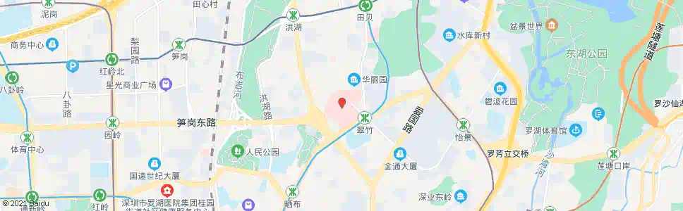 深圳留医部2_公交站地图_深圳公交_妙搜公交查询2025