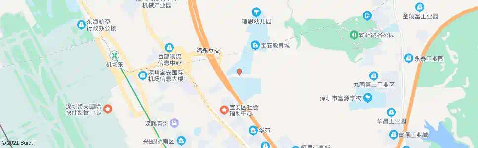 深圳宝安第一外语学校_公交站地图_深圳公交_妙搜公交查询2025