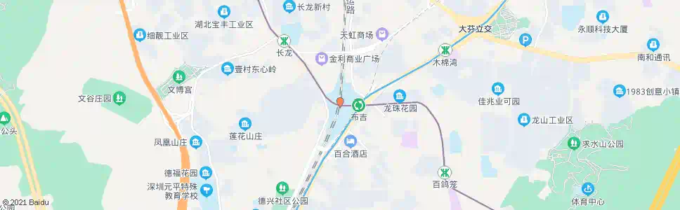 深圳上东村_公交站地图_深圳公交_妙搜公交查询2025