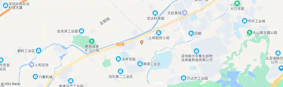 深圳南湖工业区_公交站地图_深圳公交_妙搜公交查询2025