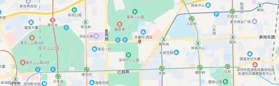 深圳华富路1_公交站地图_深圳公交_妙搜公交查询2025