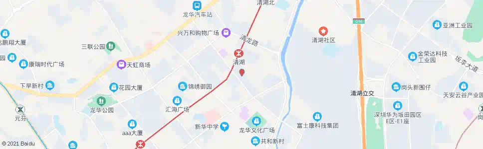 深圳幸福城三期_公交站地图_深圳公交_妙搜公交查询2025
