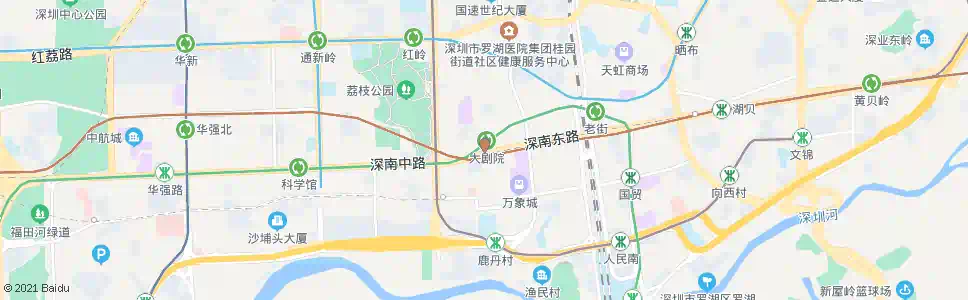深圳大剧院_公交站地图_深圳公交_妙搜公交查询2025