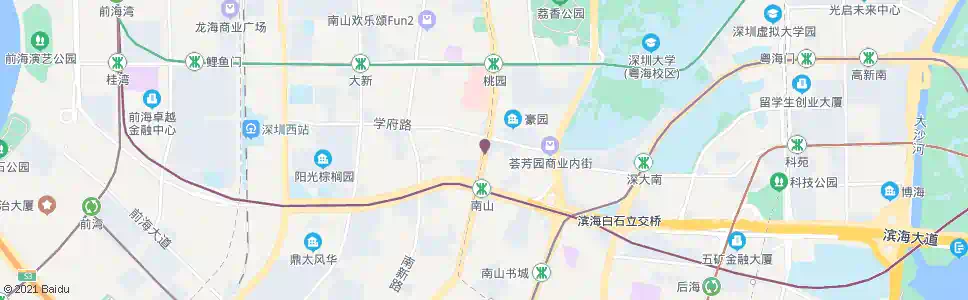 深圳南航公司_公交站地图_深圳公交_妙搜公交查询2025