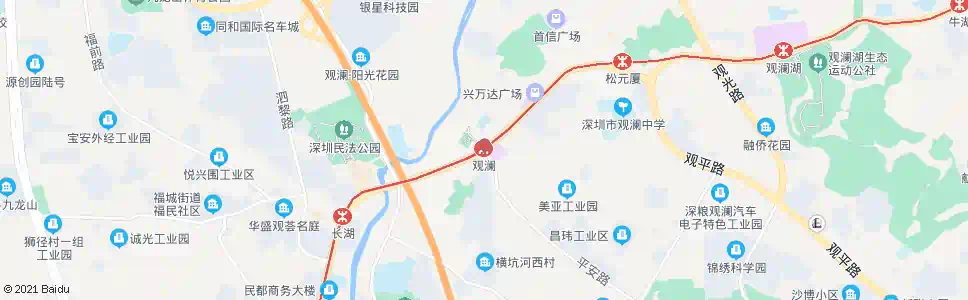 深圳横坑路口_公交站地图_深圳公交_妙搜公交查询2025