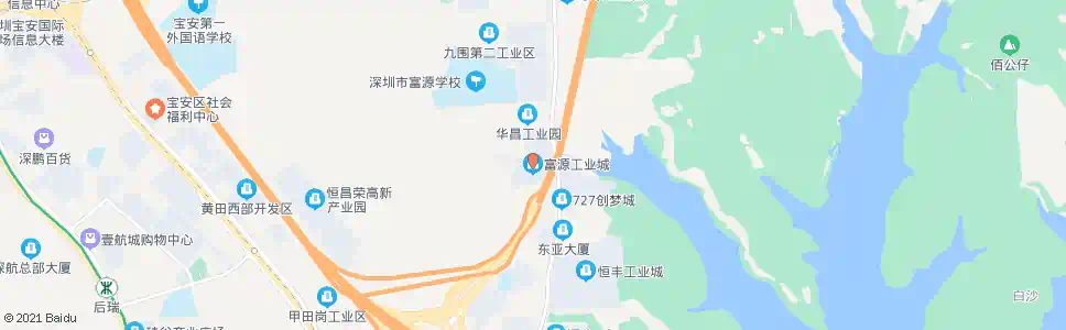 深圳富源工业区_公交站地图_深圳公交_妙搜公交查询2025
