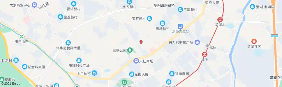 深圳三联村口_公交站地图_深圳公交_妙搜公交查询2025
