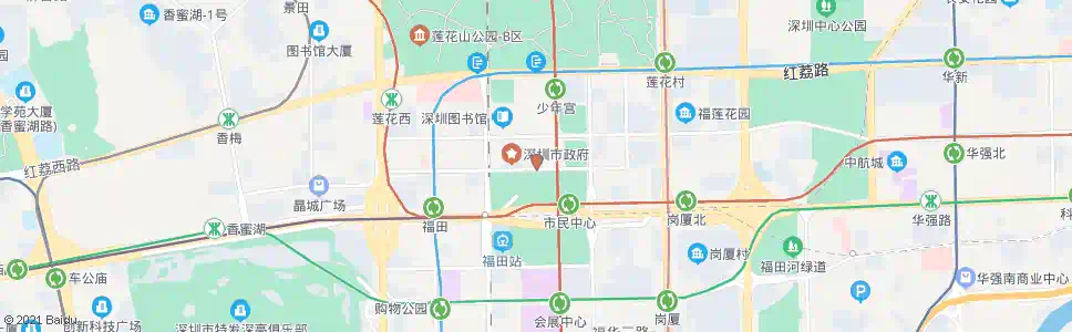 深圳新华联广场_公交站地图_深圳公交_妙搜公交查询2025