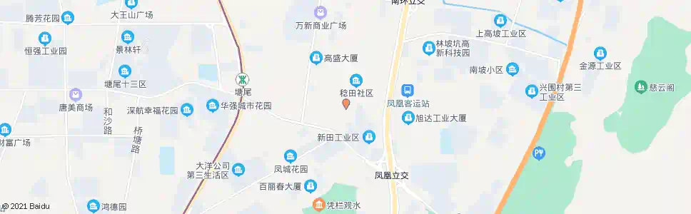 深圳稔田幼儿园_公交站地图_深圳公交_妙搜公交查询2025